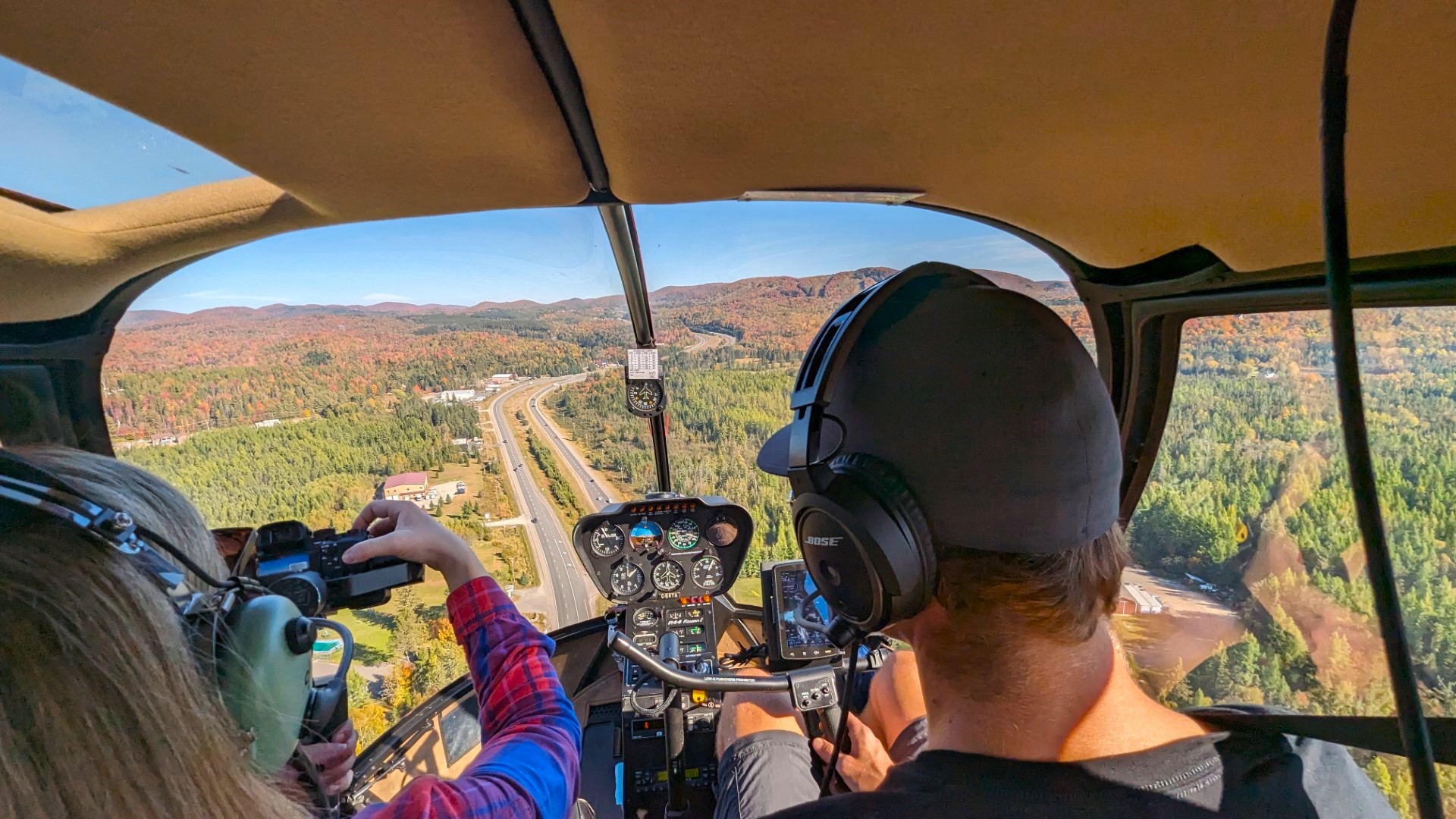 helicopter ride in tremblant