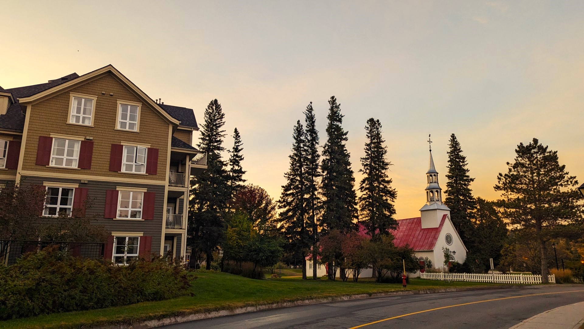 Mont Tremblant Village sunrise