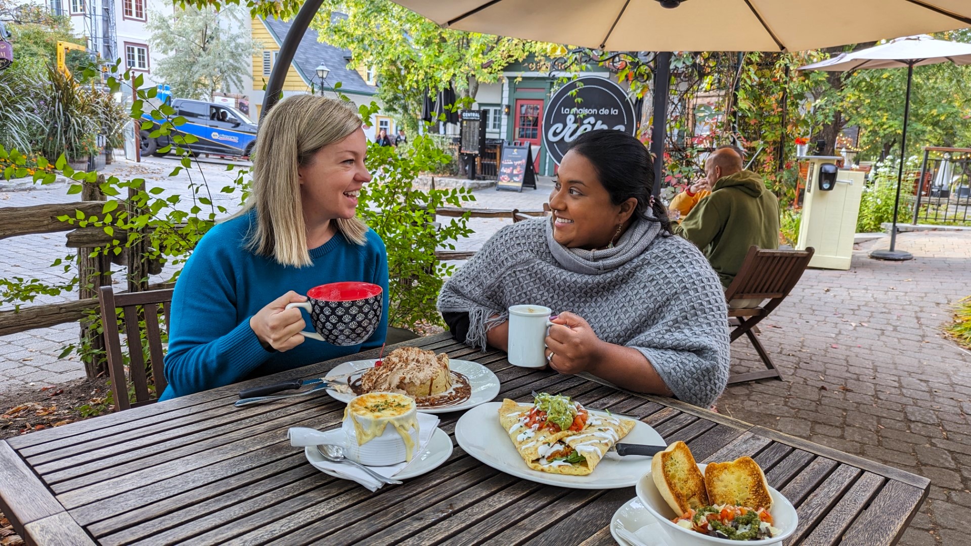 a girls getaway in Mont Tremblant food