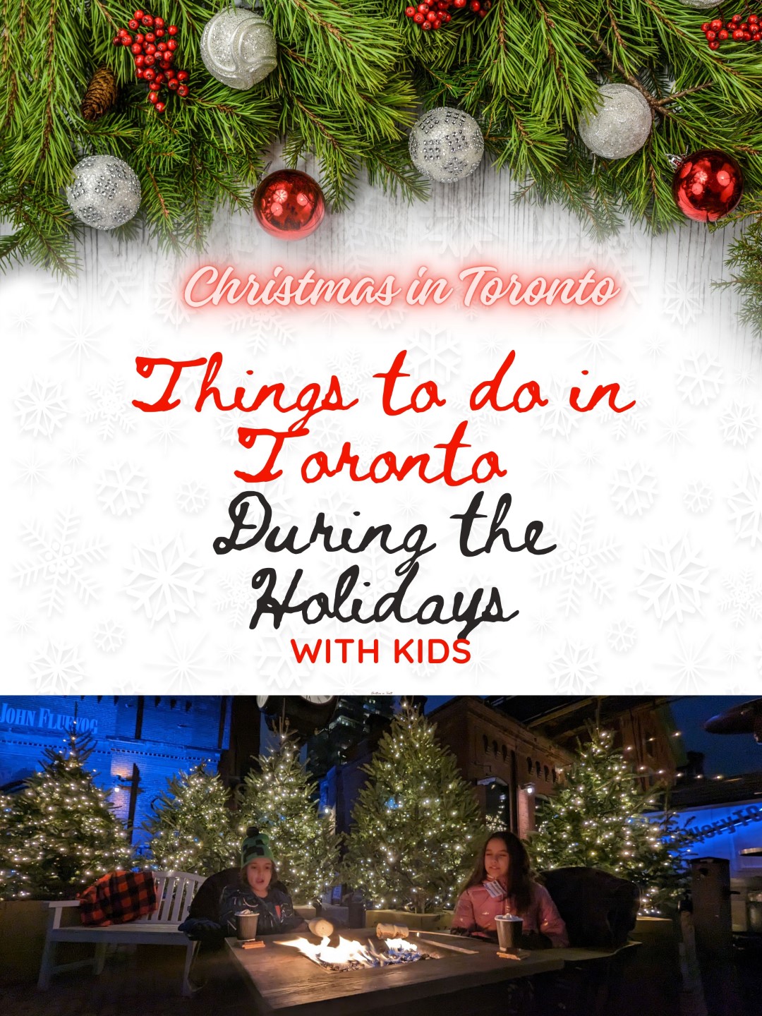 Christmas in Toronto with kids 