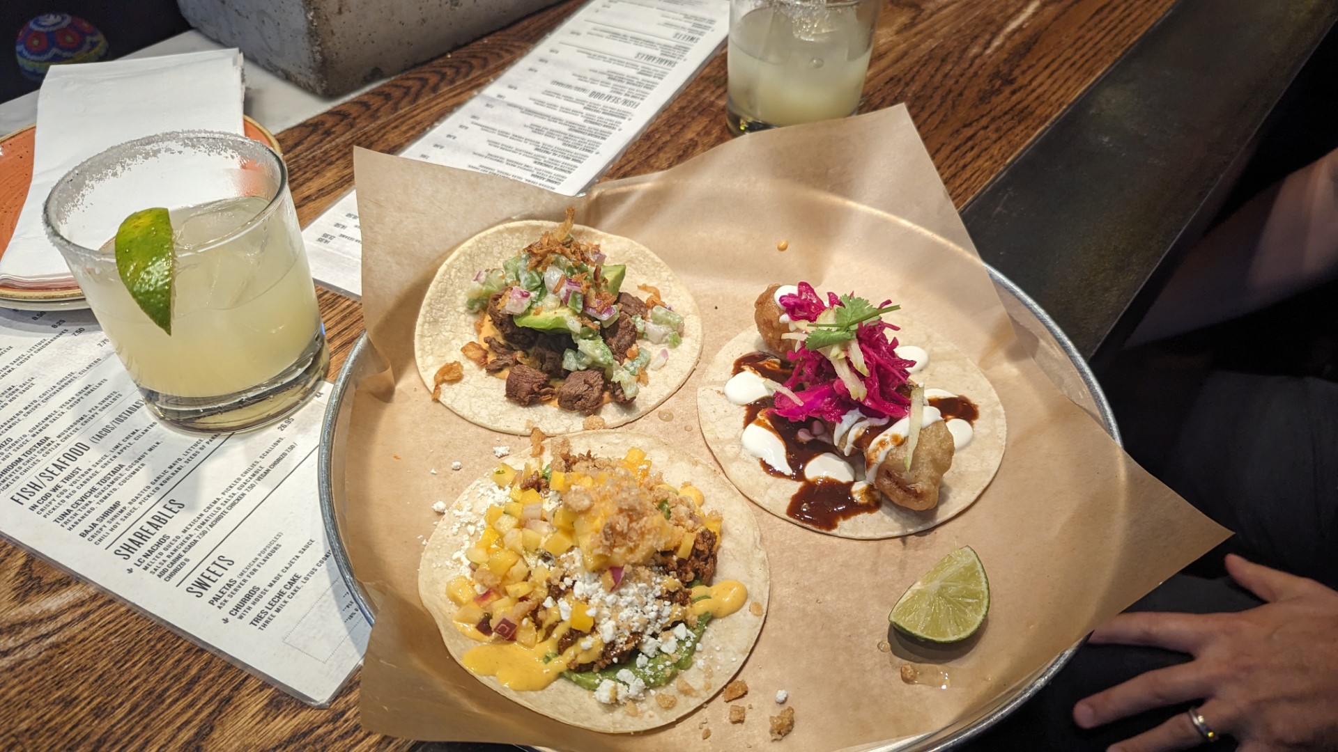 La Carnita tacos and margaritas