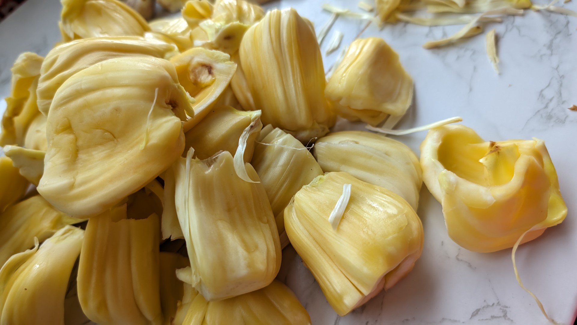 Ripe jackfruit pods