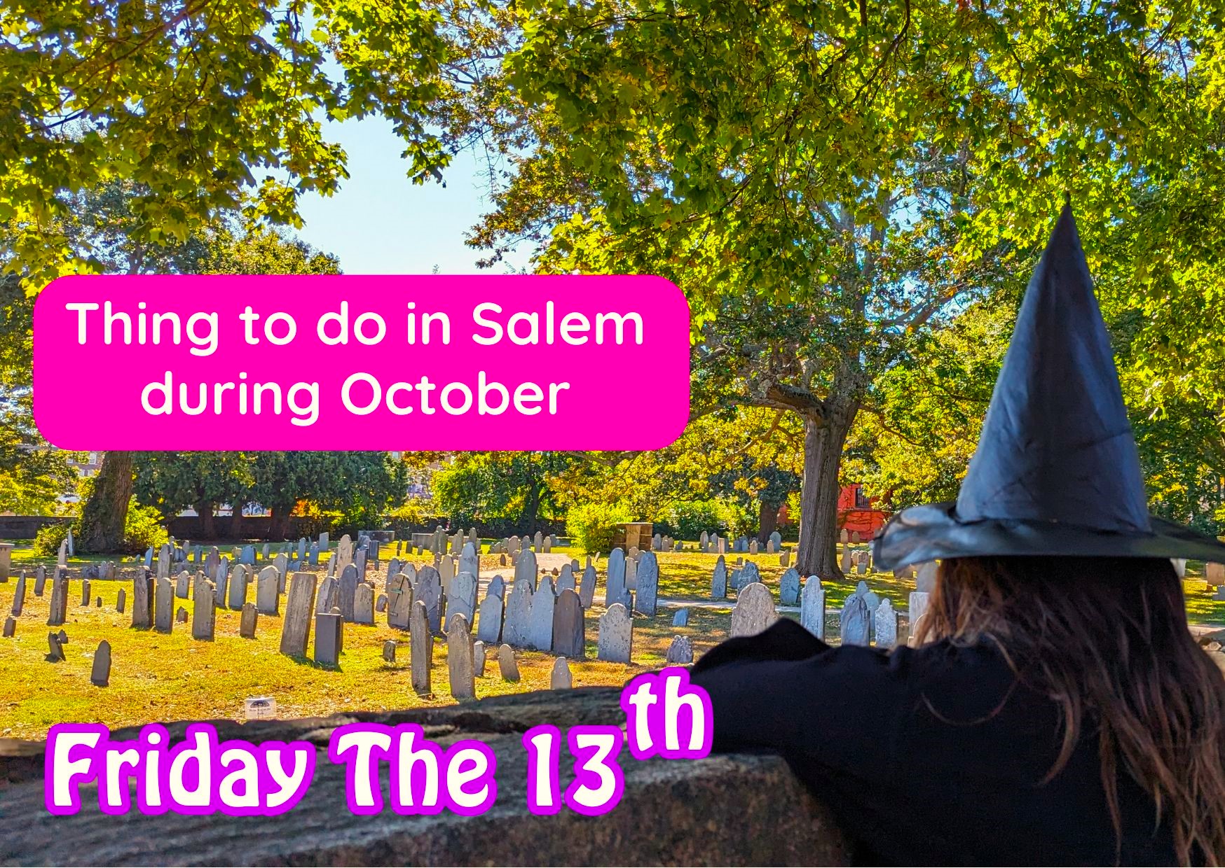 Things to do in Salem in October with girl wearing with hat