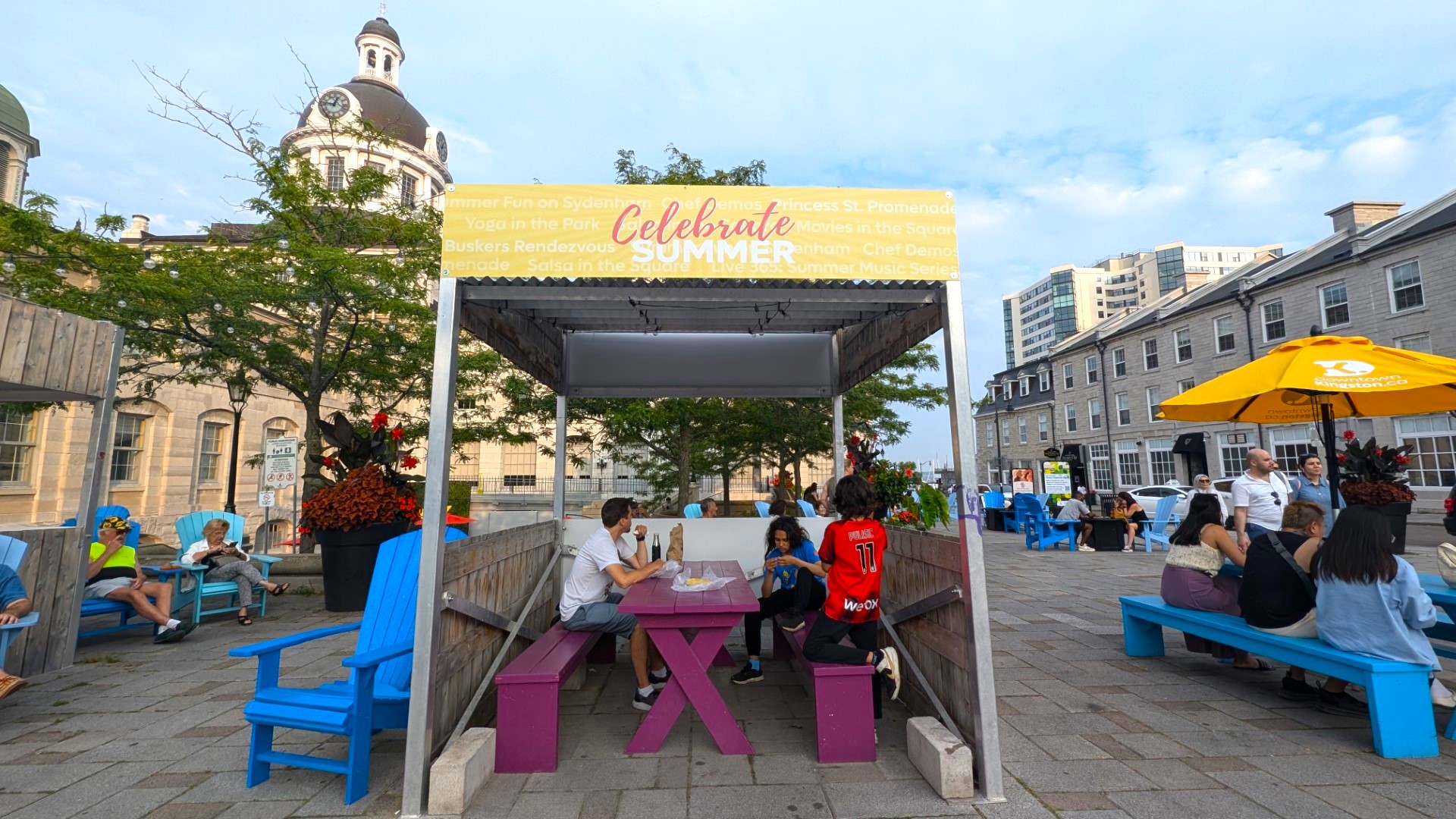 family dining in Kingston 