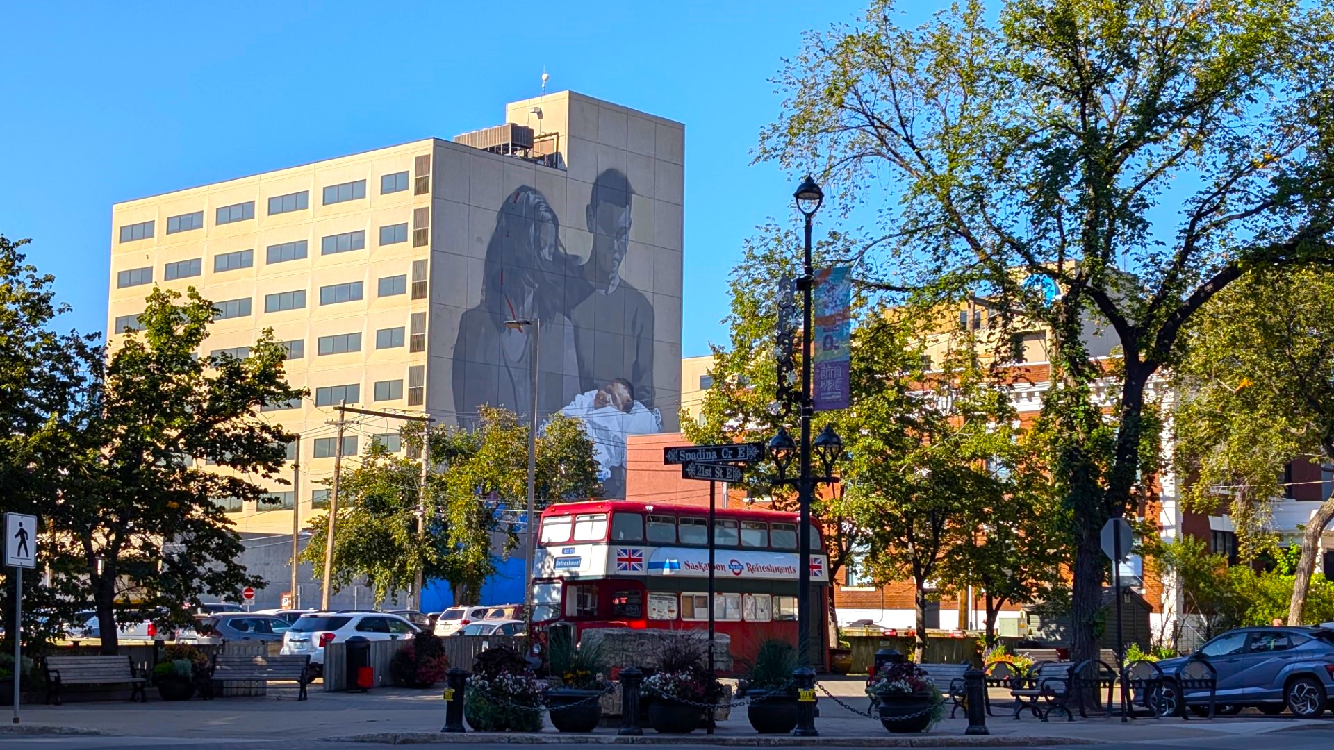 street art in downtown Saskatoon 
