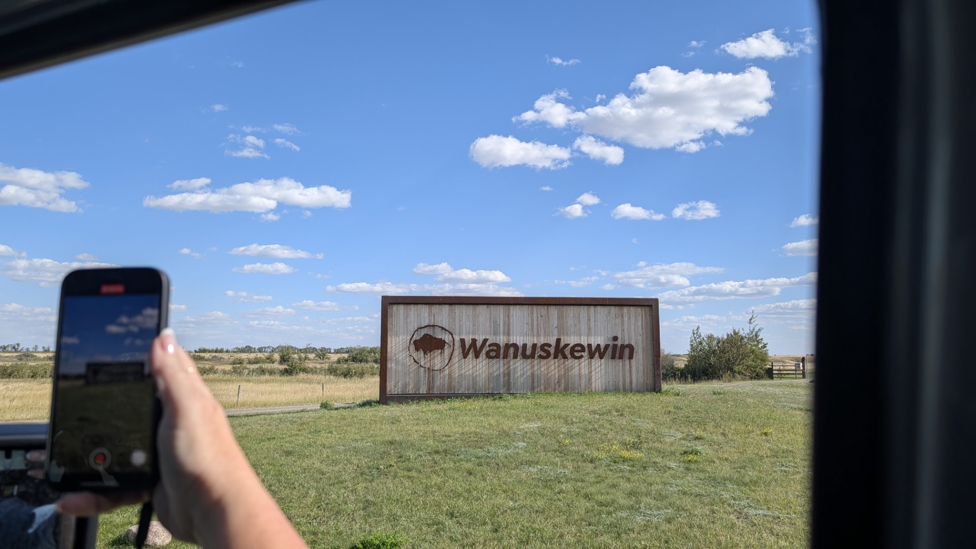 Entry way to Wanuskewin