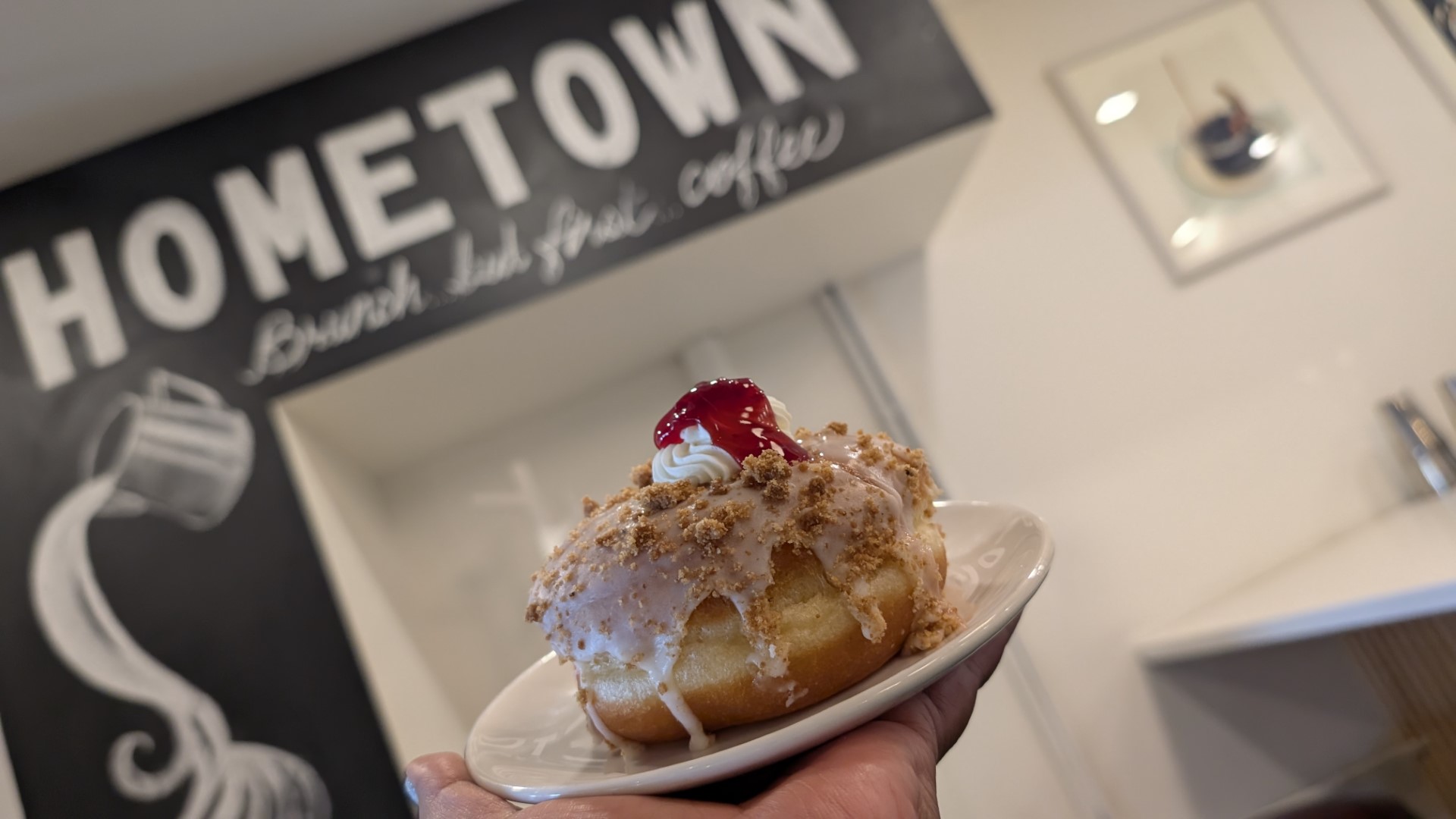 Donut at Saskatoon diner