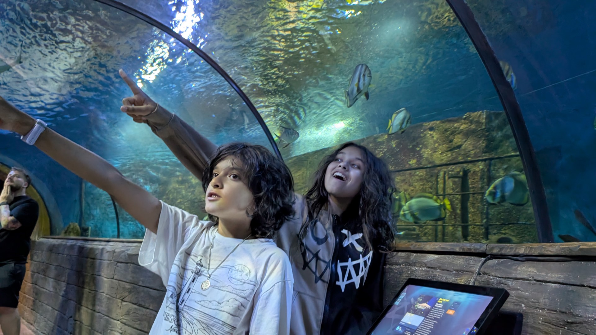 Kids at Malta Aquarium