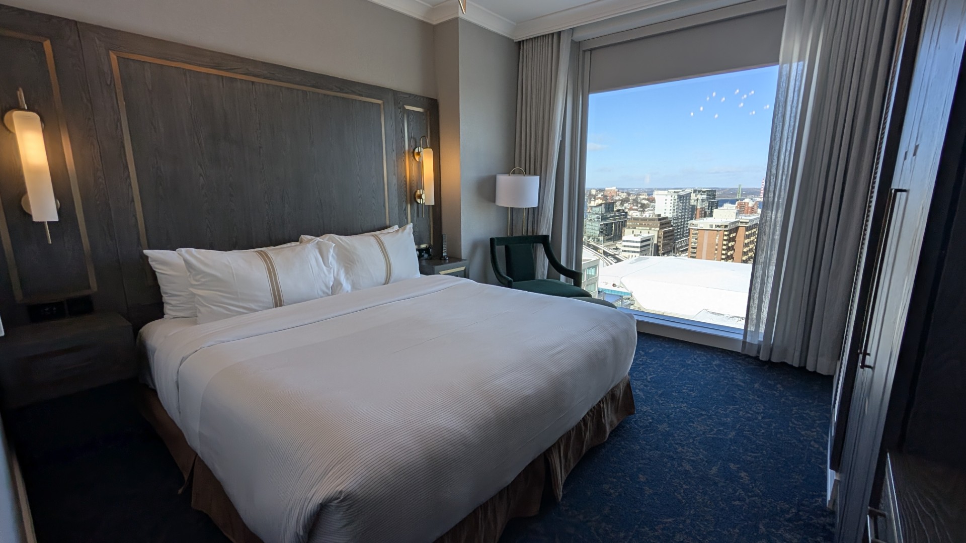 Bedroom at Sutton Place hotel