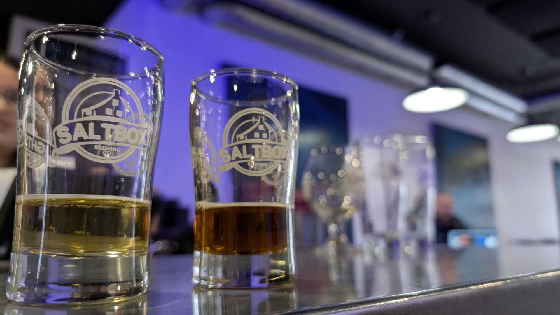 Saltbox brewing sample