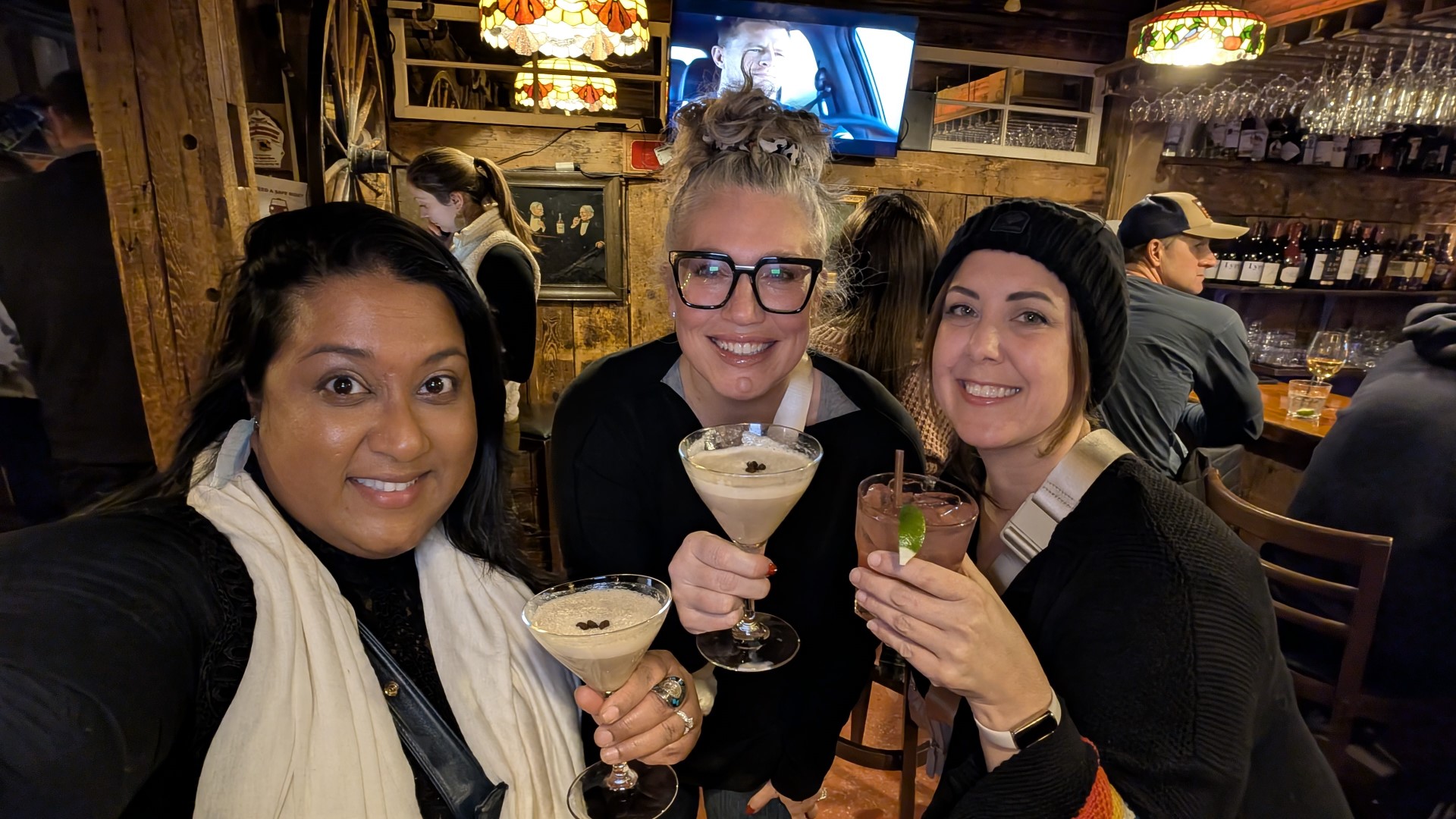 ladies having drinks in Vermont