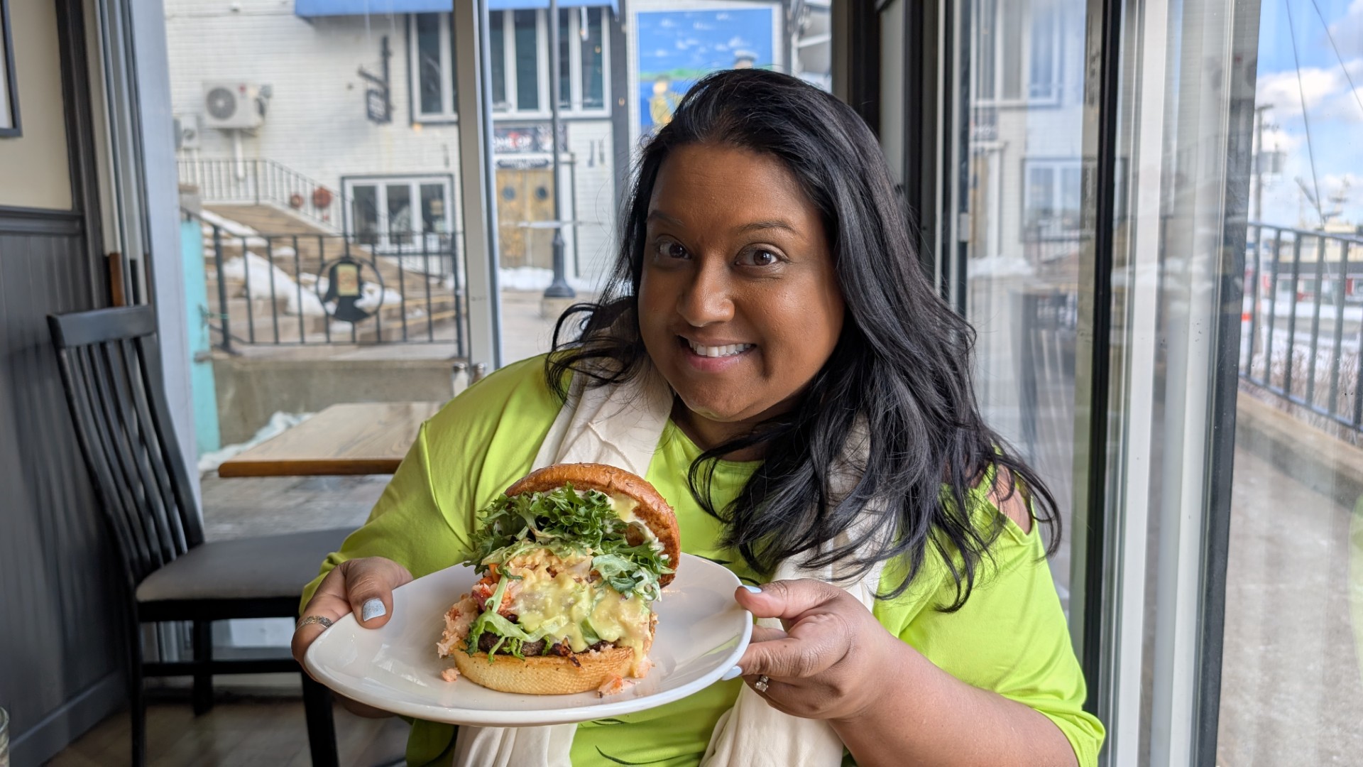 Yashy on Lobster Crawl in Nova Scotia