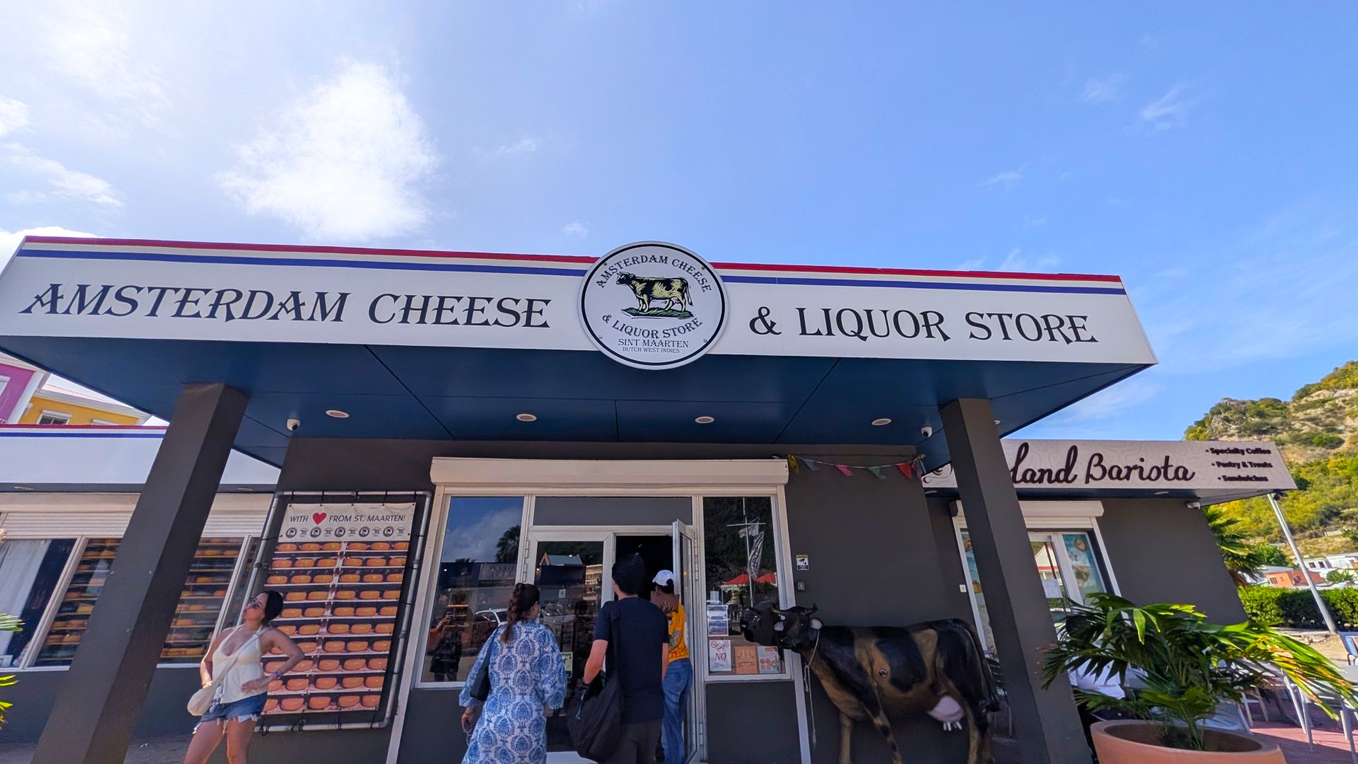 Cheese store in St. Maarten