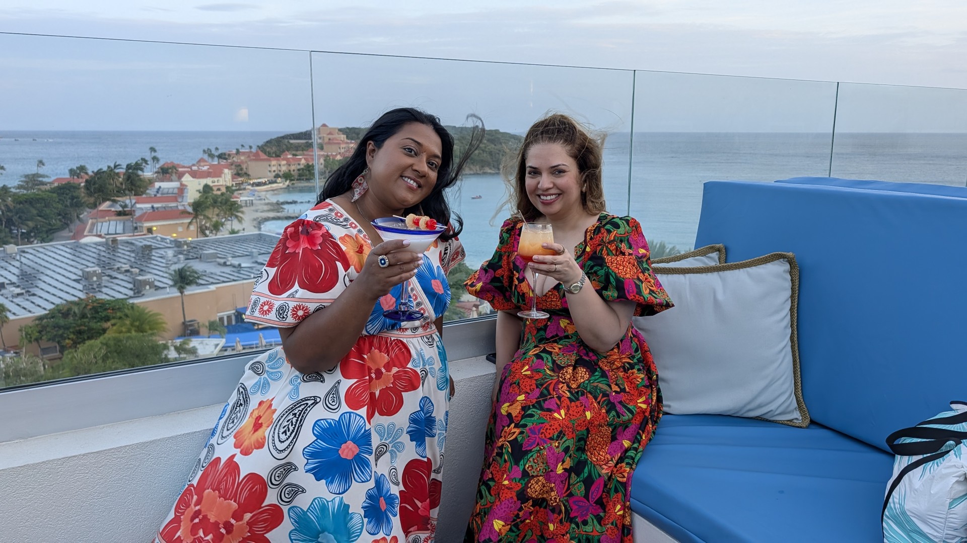 Yashy and Marissa Anwar in St. Maarten