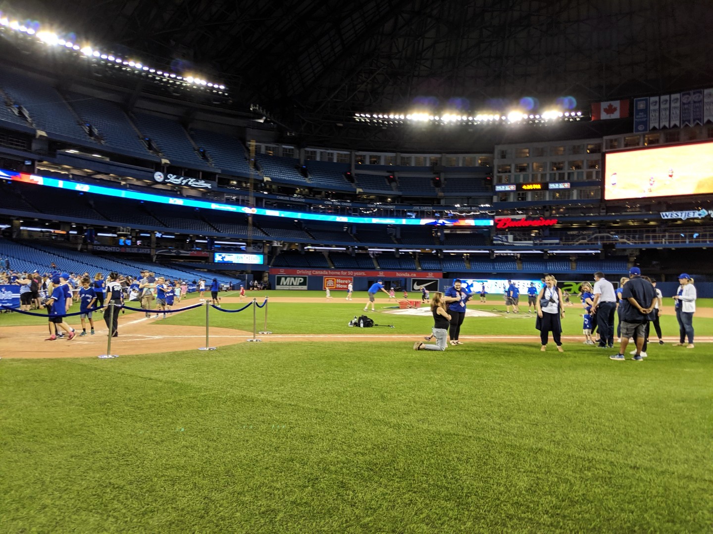 Jr. Jays running bases