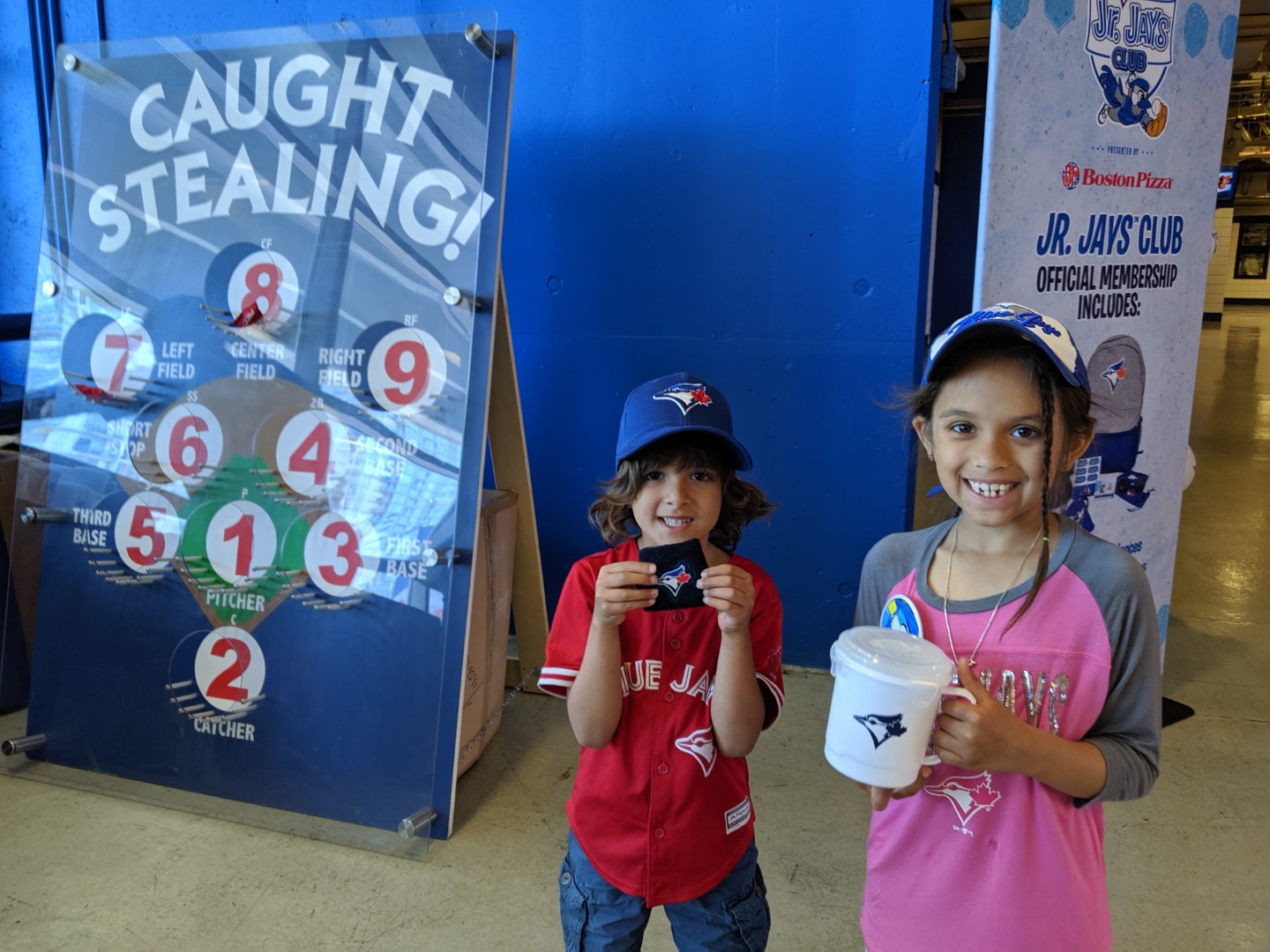 Jr. Jays Sundays game kids