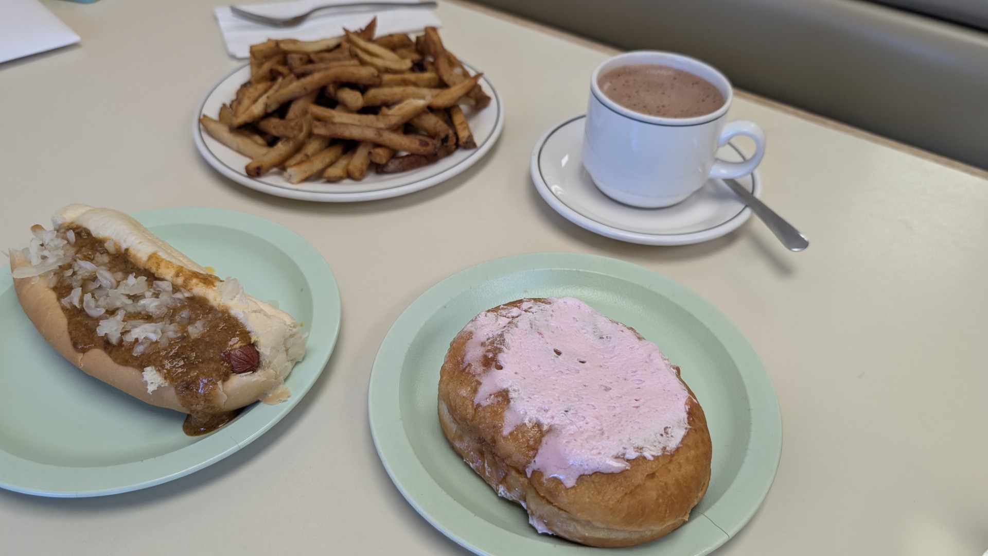 Coney Island hot dog and Persian