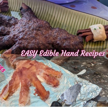Edible hands halloween food - 1
