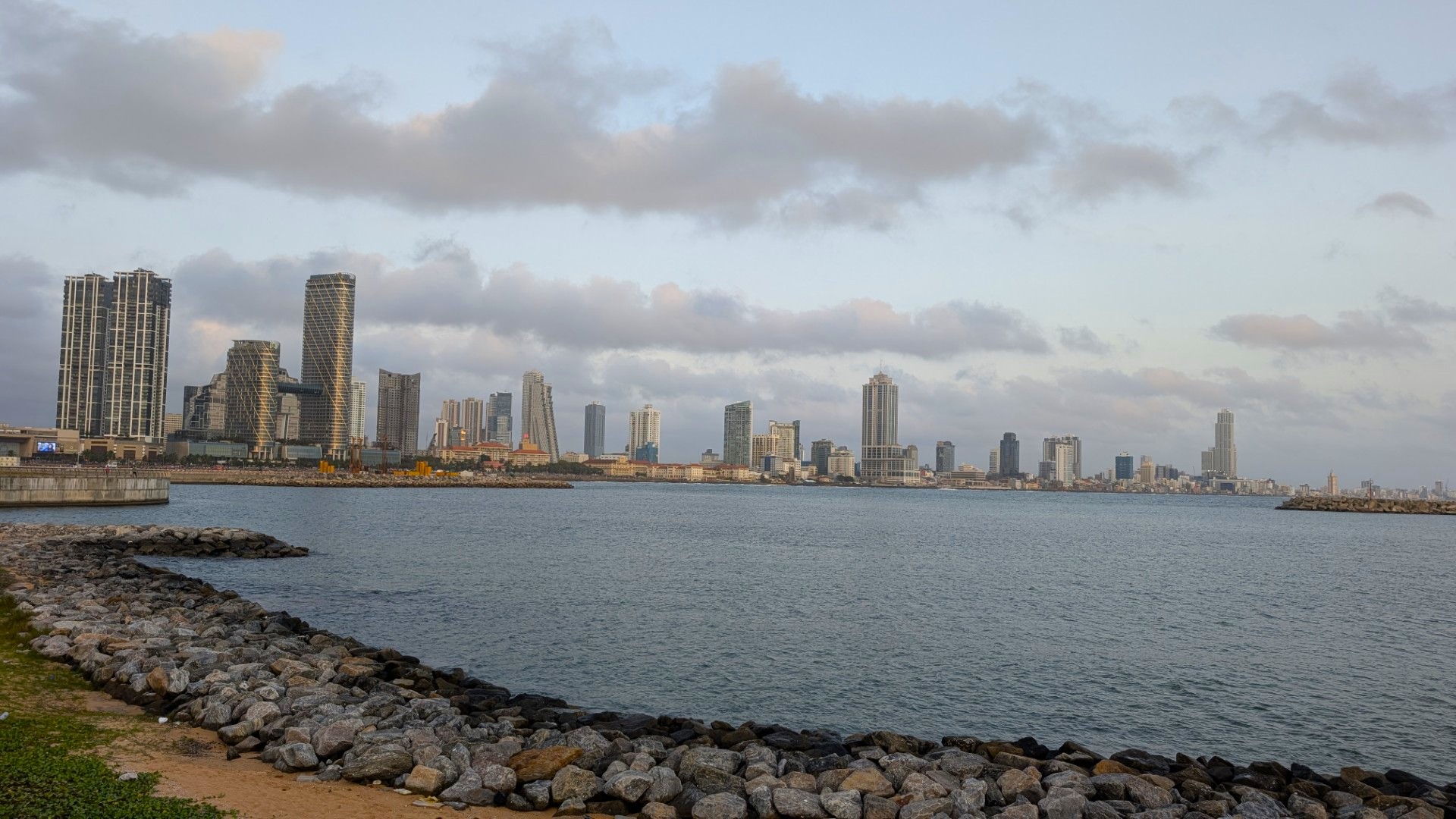 Colombo skyline from Port City