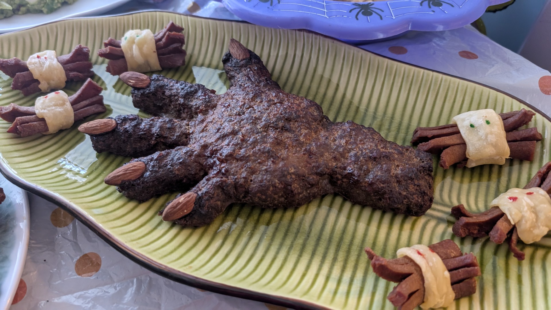 Burnt hand food recipe
