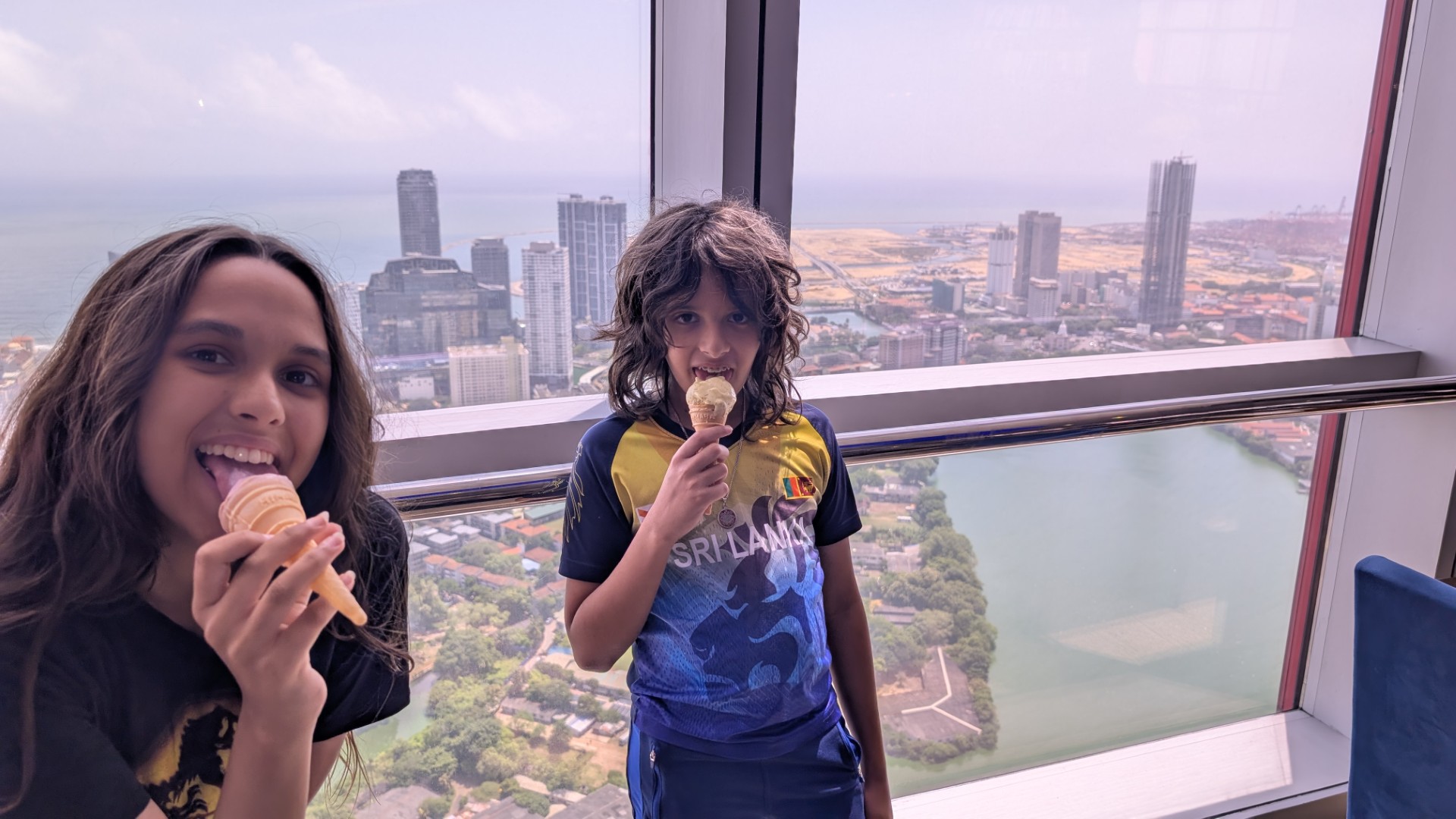 kids in colombo restaurant with a view