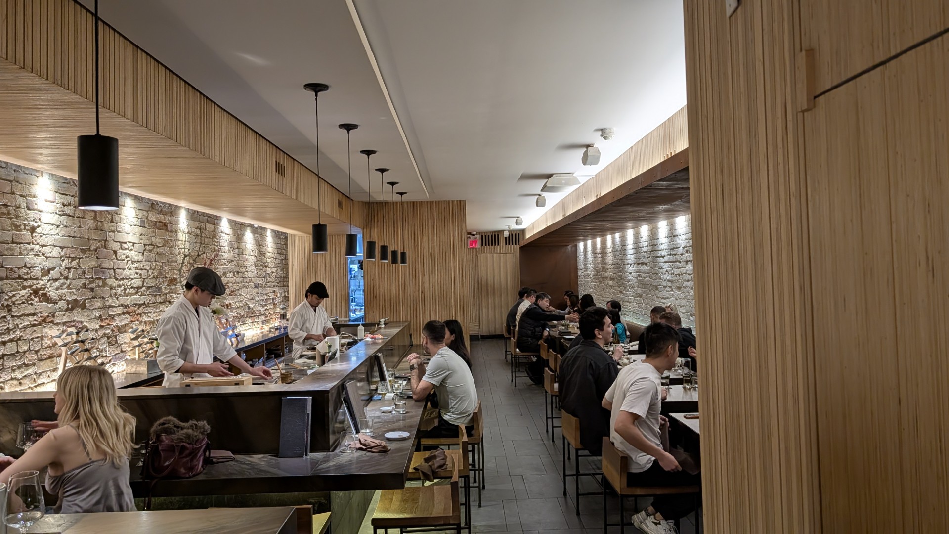 Inside of Ja Bistro Toronto restaurant