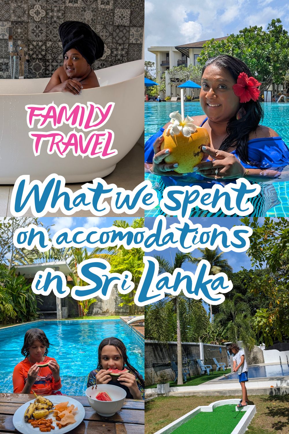 What we spent on accommodations in Sri Lanka with kids